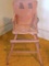 Vintage Wooden High Chair