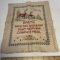 Vintage Pure Linen Colonial Sampler - “Earth Has No Sorrow That Heaven Cannot Heal”