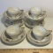 Set of 6 Each Vista Alegre VA Demitasse Cups & Saucers Made in Portugal