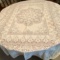 Beautiful Rectangular Vintage Lacey Table Cloth