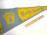 Vintage “Word Belmont” Pennant - 34”