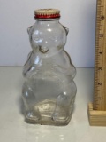 Vintage Snow Crest Bear Bank Bottle