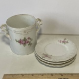 Lot of Vintage Floral Porcelain Dinnerware