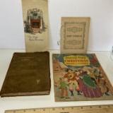 Lot of Misc Vintage & Antique Christmas Books & More