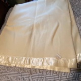 Vintage St. Mary’s Pure Wood Blanket with Silk Edges