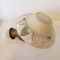 Vintage Light Fixture with Glass Globe