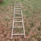 One Section of 10 Rungs Aluminum Ladder