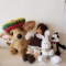 Large Lot of Stuffed Animals and Hand Made Dolls