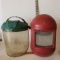 Lot of 2 Protective Face Masks for Welding/Grinding