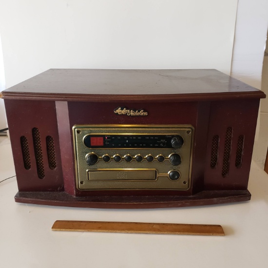 Anders Nicholson Small Stereo Cabinet, Radio, CD, Record Player