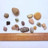 Lot of Stones, 1 Marble