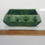 Green McCoy USA Vintage Wave Pottery Planter