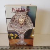 Portico Lead Crystal Accent Lamp, NIB