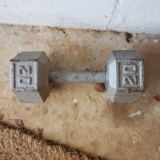 20 Lb. Solid Hex Dumbbell