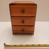Small Wood Dresser Box, Souvenir of Great Smoky Mountains