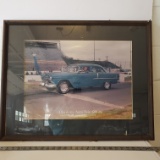 Framed Picture of ‘55 Chevrolet Bel Air, Charlotte Auto Fair