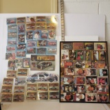 2 Boards Containing NASCAR Racing Trading Cards