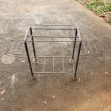 Vintage Metal Rolling Display Stand