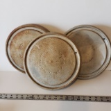 Lot of 3 Vintage Ford Dog Bowl Hubcaps