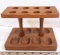 Bar Top Vintage Wood 8 Pipe Holder