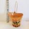 Vintage Metal Painted Pail, Marked Lego Taiwan