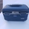 Vintage Escort American Blue Hard Shell Train Case with Insert