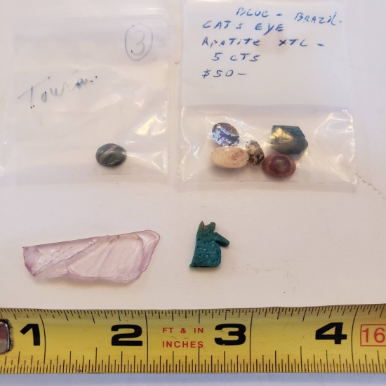Small Lot of Odd/Rare Stones
