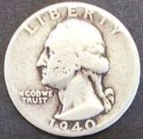 1940 Silver Quarter