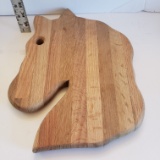 Wood Horse Head Shaped Cutting Board