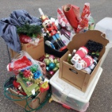 Huge Christmas Lot, Décor, Wrapping Paper, Boxes