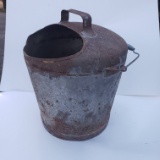 Vintage Metal Ash Bucket