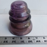 Antique Whitall Tatum Co No 1 Purple Glass Insulator