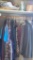 Closet Lot Containing Men’s Dress Clothes and Casual Shirts, Belts and Ties
