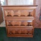 Mid Century Modern Custom Made Wood 3 Drawer Chest 