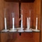 Lot of 8 Adjustable Metal Doll Stands