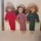 Lot of 3 Porcelain Dolls