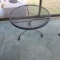 Wrought Iron Round Patio Table