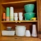 Cabinet Lot of Vintage Tupperware