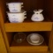 Cabinet Lot of Corning Ware Blue Cornflowers and Other Casserole Dishes