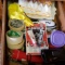 Odds and Ends Drawer Lot of Items, Flashlights, Tape, JB Weld, More