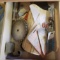 Drawer Lot with Miscellaneous Items and Various Saw Blades