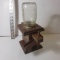 Custom Made by Stevens Cabinet Shop Gumball Dispenser with Rare Sunflower Mason Jar
