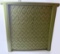 Retro Fesco Faux Wicker Green Laundry Hamper