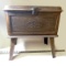 Vintage Lerner Plastic Faux Wood Sewing Box Stand