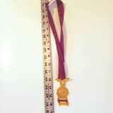 Hejaz Shriners Crown of Honor Purple Ribbon Award Medallion