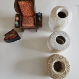 Sewing Lot, Thread, Pin Cushions