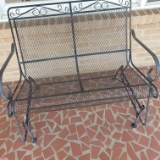 Wrought Iron Patio Glider