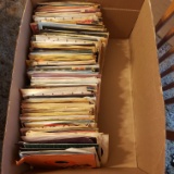 Large Lot of Vinyl 45 RPM Record Albums, Marty Robbins, Freddie Hart, Ronnie Millsap and Many More