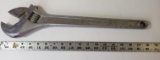 Rigid 718 Forged Steel Adjustable Wrench By The Ridge Tool Co, Ohio