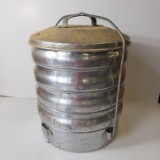 Vintage Regal Aluminum Stacking Picnic/ Potluck Set